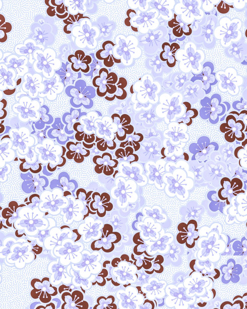 梅花背景-手绘图片下载