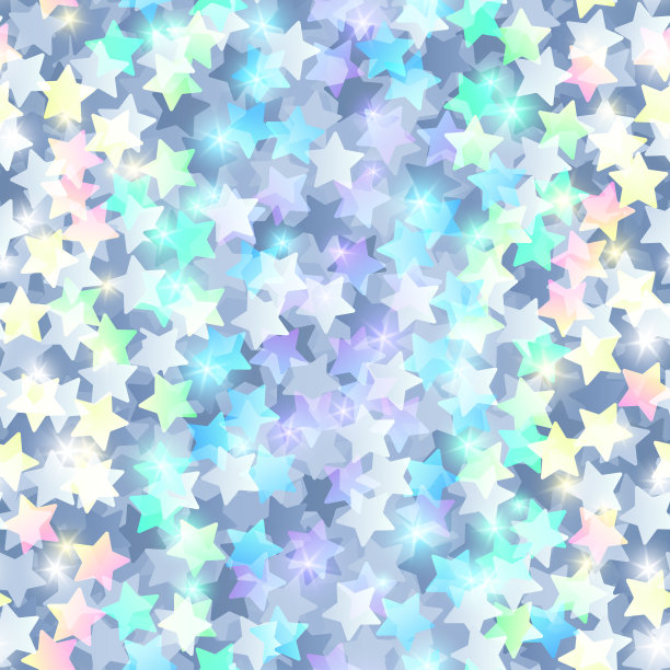 闪亮的星全息箔图案图片下载