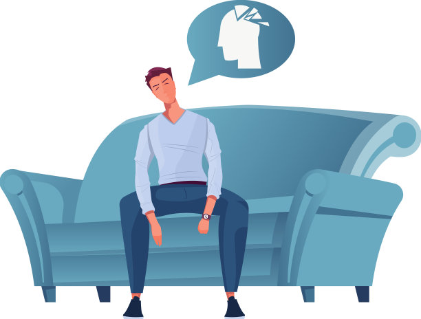 抑郁的人平图片下载