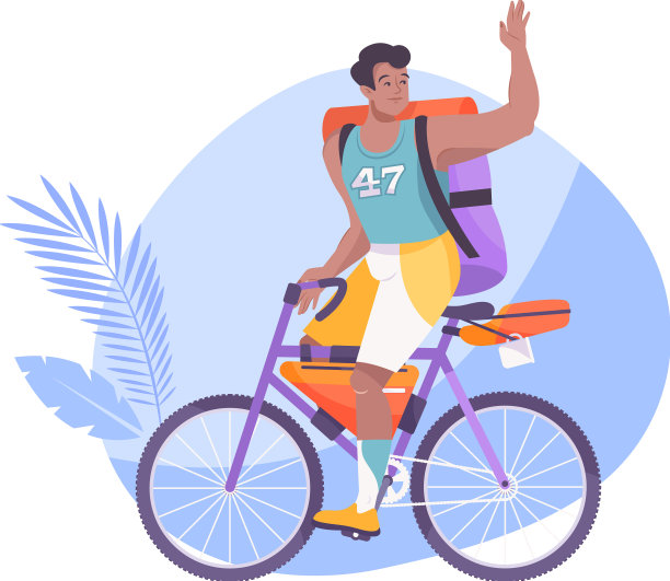 自行车平面构成图片下载