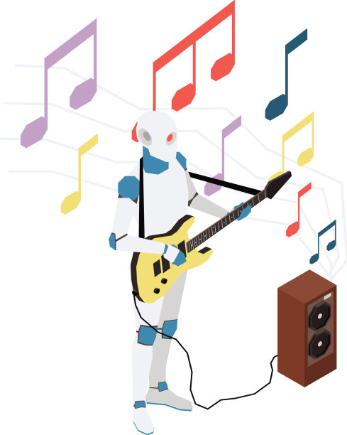 等距机器人图标图片下载