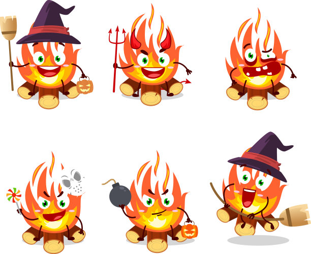 万圣节卡通表情图片下载