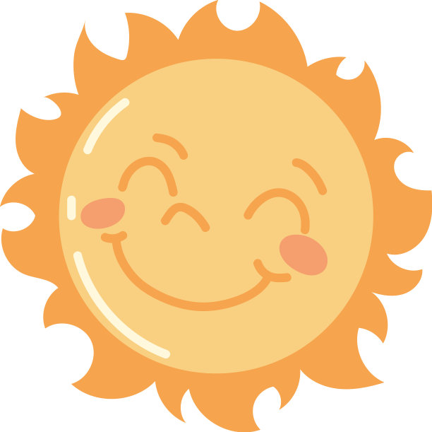 可爱的卡通的太阳图片下载
