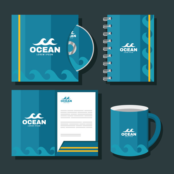 四种品牌标识图片下载