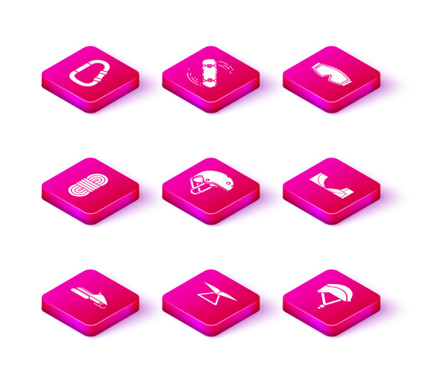 设置雪地摩托悬挂滑翔机登山者绳头盔图片下载