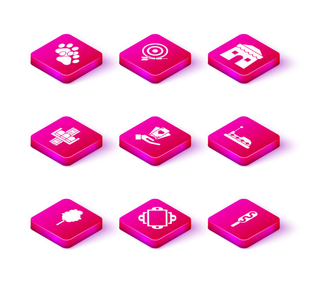 集棉花糖票吸引旋转木马图片下载