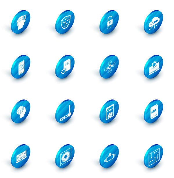 在数字电路板上设置网络安全锁图片下载