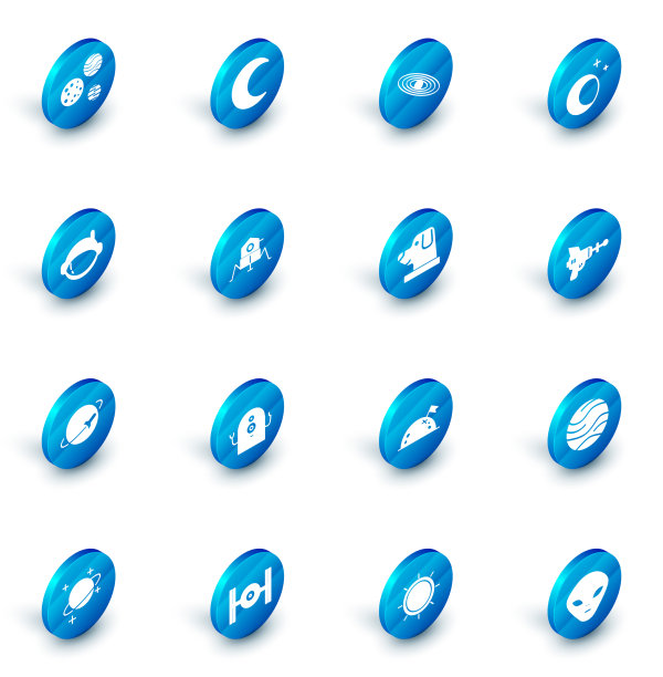 设置月球和星星行星宇航员头盔火星图片下载