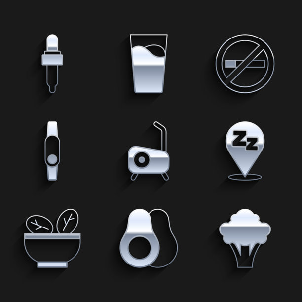 设置固定自行车鳄梨水果西兰花图片下载