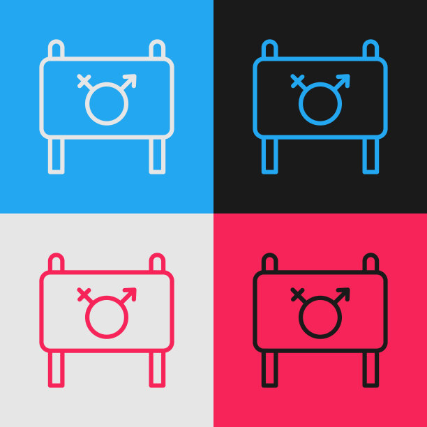 波普艺术线女性运动女权主义者图片下载