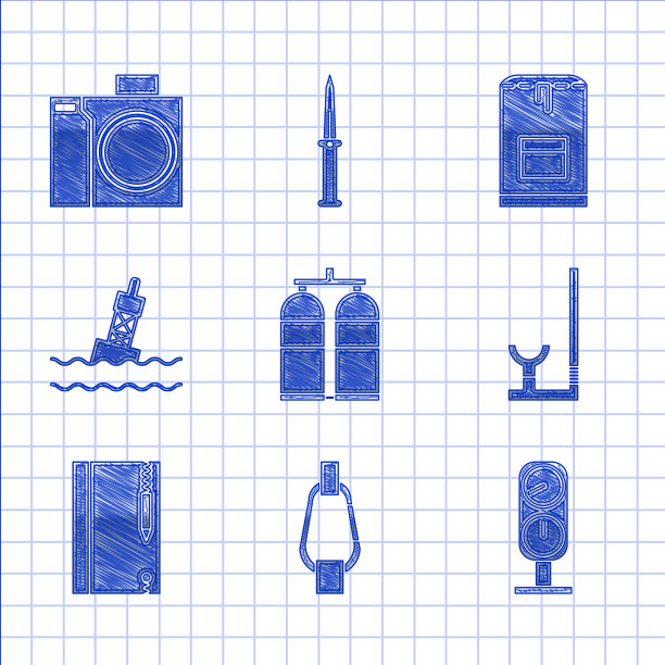 安装aqualung carabiner量表通气管图片下载