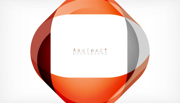 抽象的带有重叠波的正方形形状图片下载