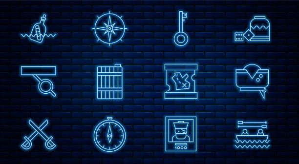 船用桨放线，海盗帽关键木图片下载