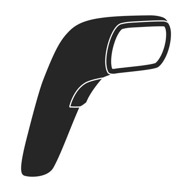 扫描器的代码黑色图标图片下载