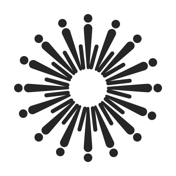 圣诞烟花图标黑色图标图片下载