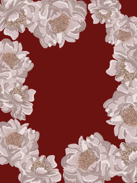 粉红玫瑰花架图片下载