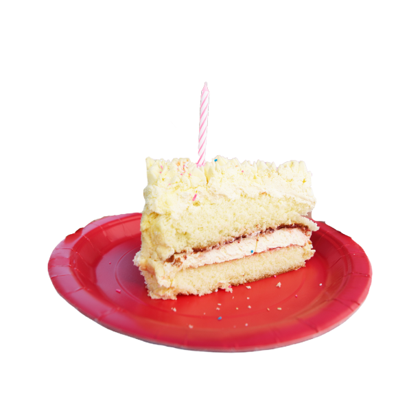 盘子里的生日蛋糕图片下载