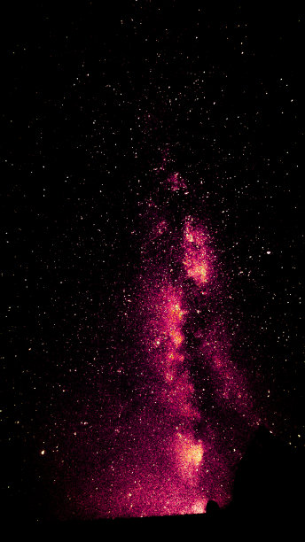 犹他州的银河系图片下载