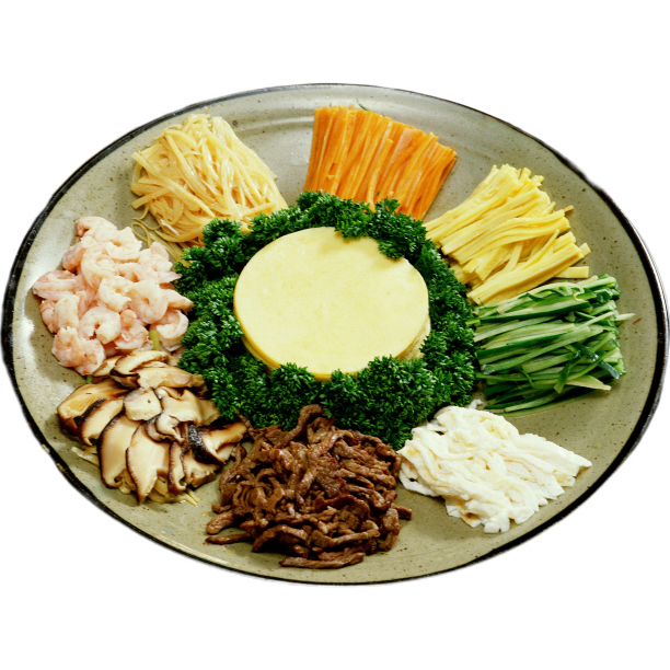 切开的香菇胡萝卜丝虾仁蘑菇图片下载