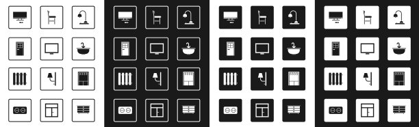 将台灯相框置于桌子上图片下载