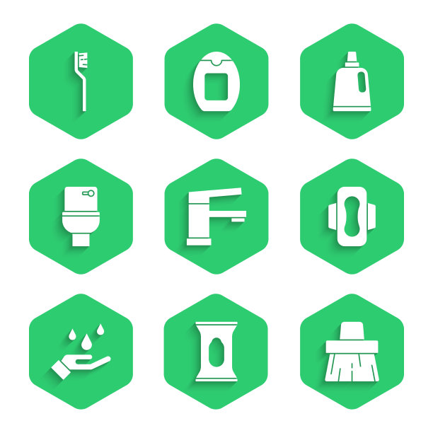 设水龙头湿擦包柄扫帚图片下载