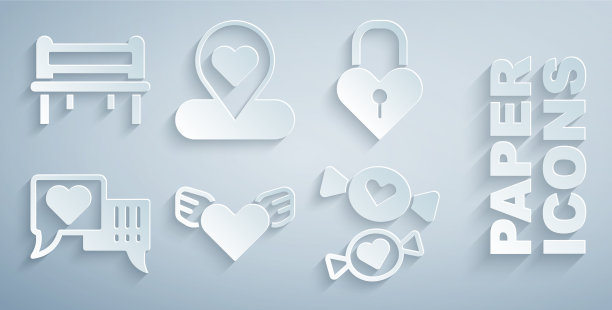 心插上翅膀城堡心的形状图片下载