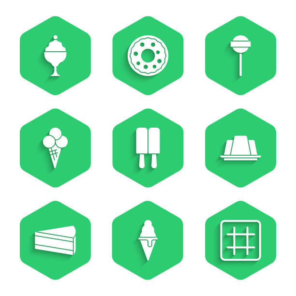 把冰淇淋放在华夫蛋筒华夫果冻蛋糕里图片下载