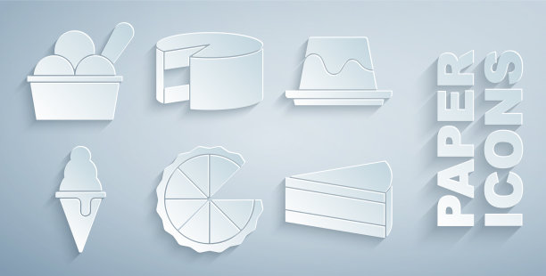 自制派、布丁、蛋奶沙司、冰淇淋图片下载