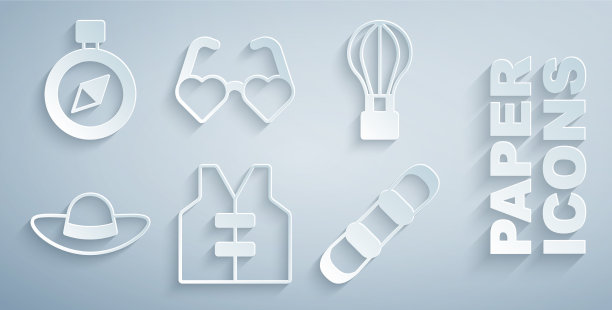 集救生衣、热气球、优雅女子于一身图片下载