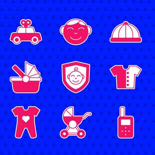 把婴儿放在婴儿车监视器对讲机上图片下载