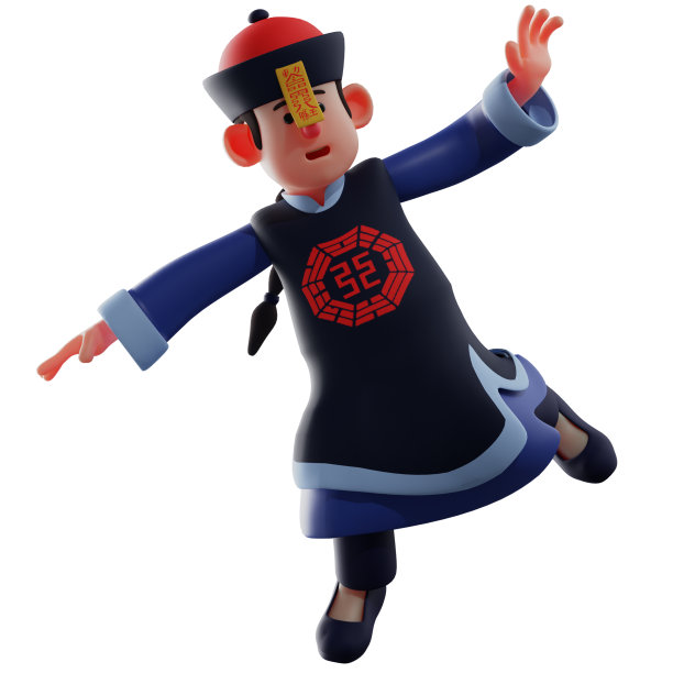 3D吸血鬼卡通有有趣的姿势图片下载