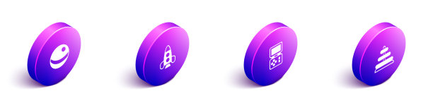 设置等距沙滩球火箭船玩具俄罗斯方块图片下载