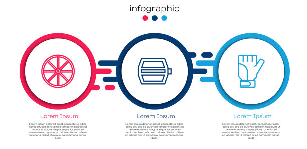 集行自行车轮踏板及手套业务图片下载