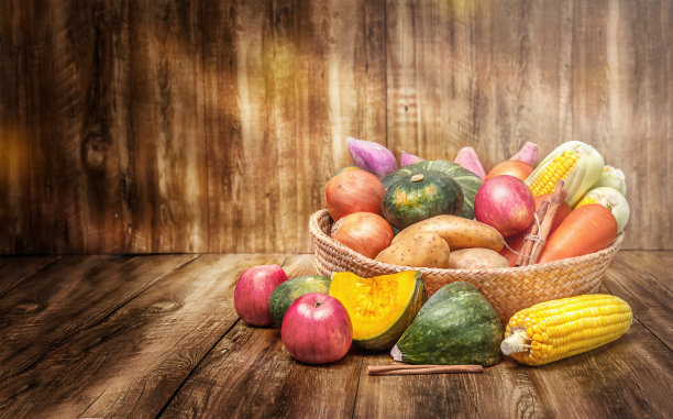 筐菜收获图片下载