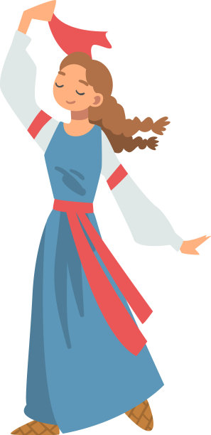 斯拉夫或斯拉夫人的民族特征图片下载