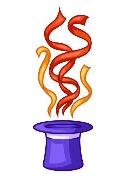 魔术师的圆柱体从其中带飞出来的把戏图片下载