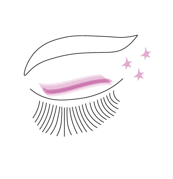 睫毛、眉毛贴合和化妆的概念。图片下载