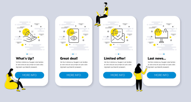 与皮肤护理相关的线条图标集图片下载