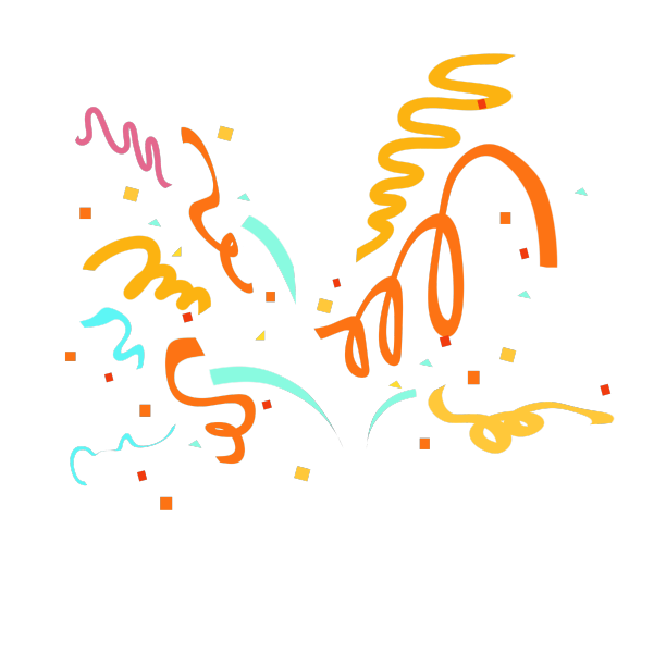 多色彩条飞舞欢乐气氛图片下载