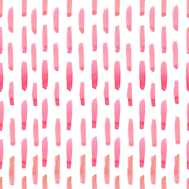 水彩线条无缝图案抽象背景。手绘插图。图片下载