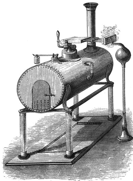 古董插图-哈珀的杂志-阿姆斯特朗的机器从蒸汽发展电力图片下载