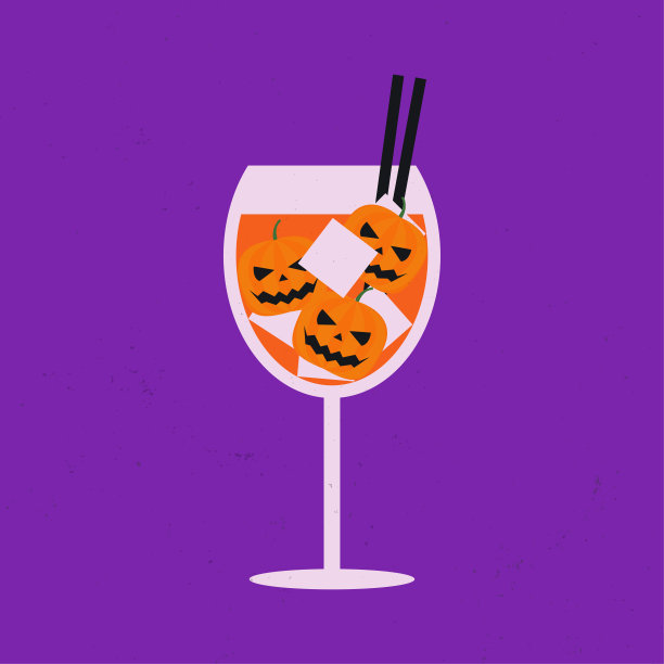 万圣节派对上的诡异鸡尾酒。图片下载