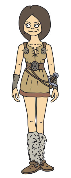 有趣的公主战士图片下载