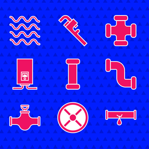 设置工业金属管道阀门破碎用图片下载