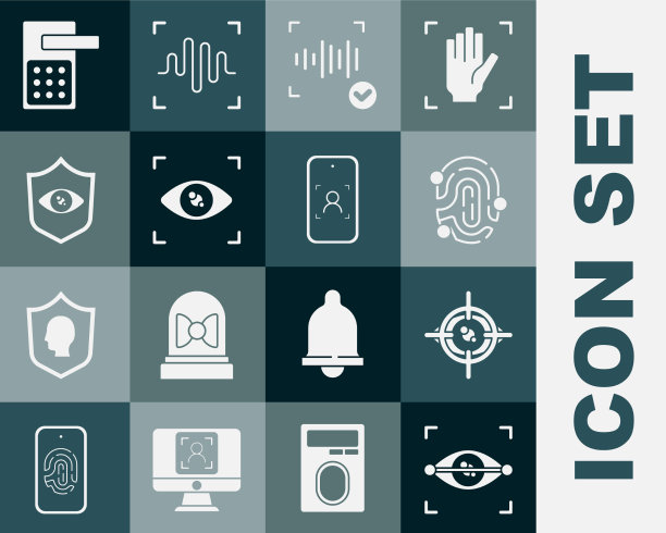 设置眼扫描、指纹、语音识别图片下载