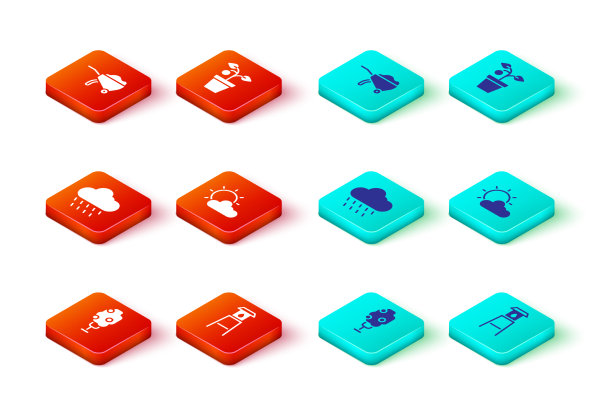 树伴苹果水塔云雨太阳图片下载