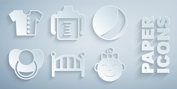 设置婴儿床摇篮床沙滩球假人图片下载