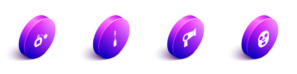 设置等距香水，睫毛刷，电吹风图片下载