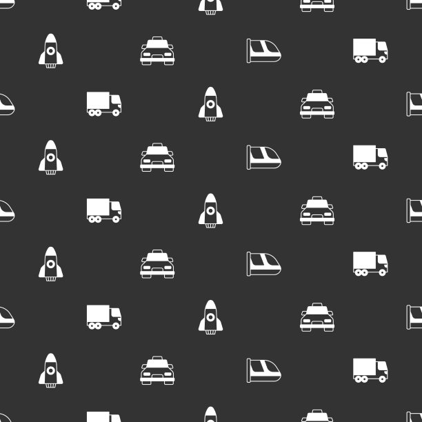 设火车和铁路货运卡车图片下载