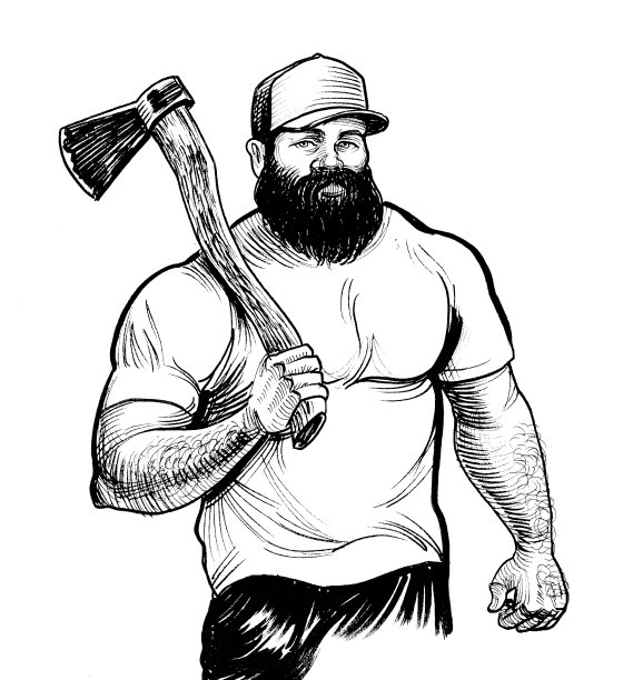 美国伐木工人图片下载